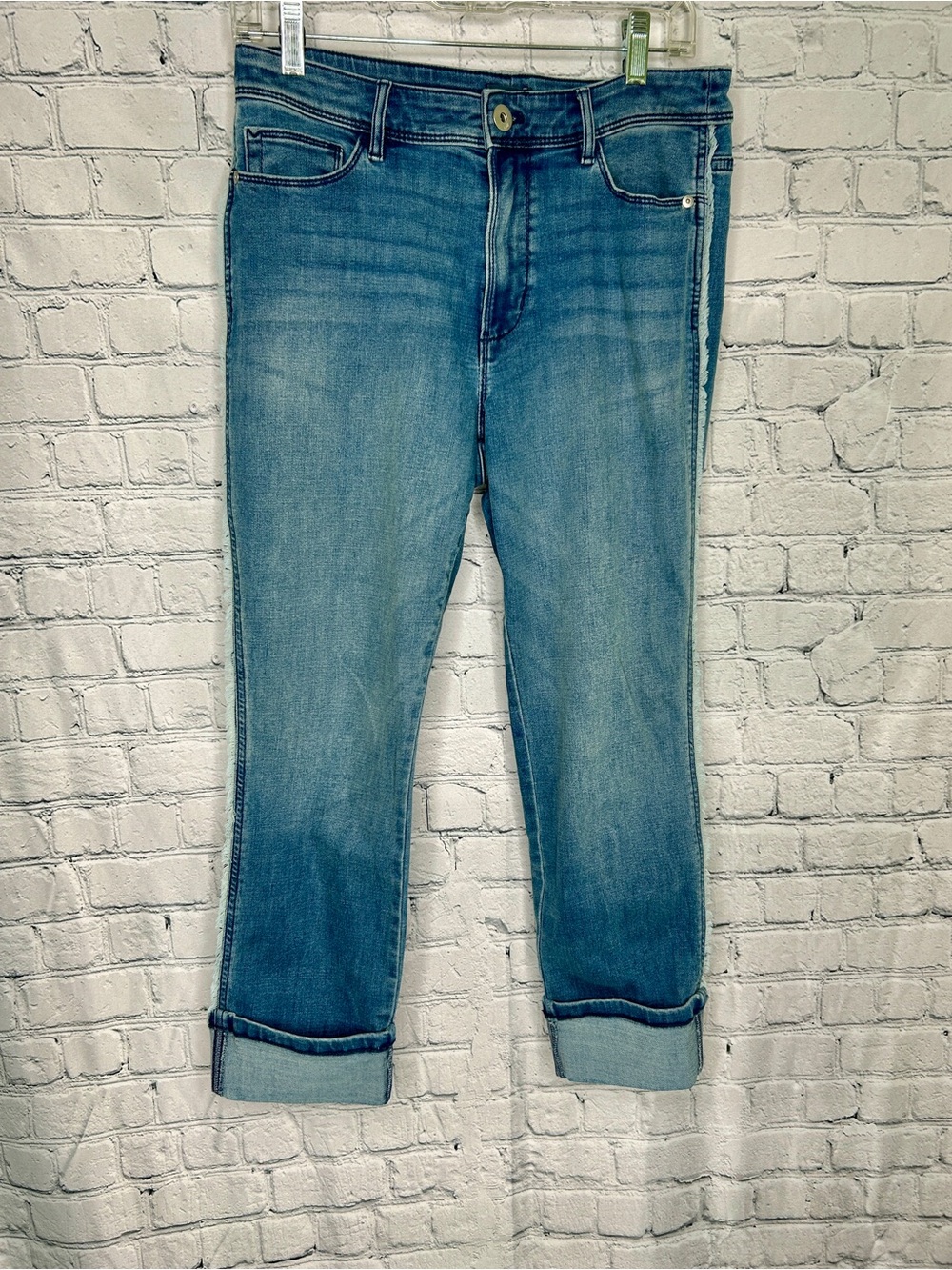 J. Jill Light Blue Cropped Slim Jeans